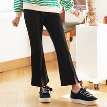 주니팡 주니어 슬랙스 슬릿부츠컷 초등여아 팬츠 세미정장 트임바지 봄가을