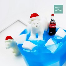 마타바 홈스쿨 지구온난화 독후활동 (3인용) 북극곰 피규어 비누 만들기 KIT