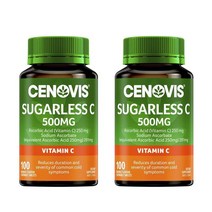 (호주직배) 1+1 세노비스 슈가리스 비타민C 500mg 100 오렌지 맛 츄어블 정 Cenovis Sugarless Vitamin C for Immune Support 500mg