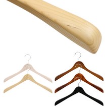 원목옷걸이 나무 베이직2 정장상의 남자 (5개), (찌꾸), 5개입