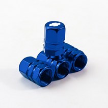 자동 4Pcs 자동차 스타일링 타이어 휠 밸브 캡 스템 시보레 Cruze Captiva Trax 말리부 타호 춘분 임팔라, 02 Blue C