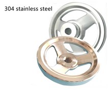 핸휠 CNC 3D 프린터 304 스테인레스 스틸 널 핸 휠 광택 현장용용 기계, 02 80mm_05 M16