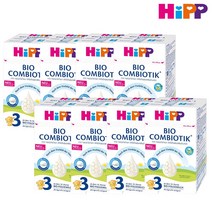 [해외직구][힙] 바이오 콤비오틱 2단계 무전분 600g 8팩, NEW 힙 2단계 무전분 600g x 8팩