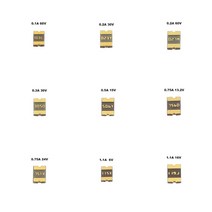 PTC 재시동 퓨즈 1812 SMT SMD 0.1A 2A 2.6A 6V 8V 13.2V 15V 24V 30V MF-MSMF BOURNS, 08 1.1A 6V_02 10 PCS
