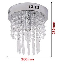 샹들리에조명 복층조명 인테리어조명 현대 천장 항목 멋진 LED 거실, Diameter 180mm