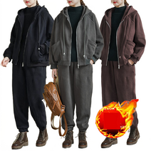 여성 포켓 가오리 후드집업 지퍼자켓 트레이닝복 캐주얼 츄리닝 중년여성 운동상하복