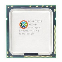 제온 프로세서 X5570 8M 캐시 2.93 GHz 6.40 GT/s 인텔 QPI LGA1366 데스크탑 CPU, 한개옵션0