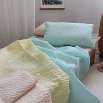 굿몽 누디썸머 시어서커 배덮개 홑이불, 크림