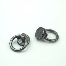 블랙 셀프 클러치 가방 오링 고리 가죽공예 부자재 만들기, 단품, 단품