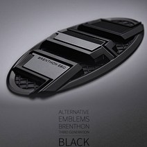 브렌톤 올뉴쏘렌토/더뉴쏘렌토 전용 3세대 블랙 순정교체형 엠블럼 B3S-A04, 혼캡 S02 곡면형