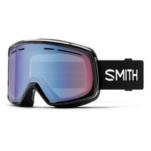 Smith Optics Range 유니 스노우 겨울 고글 블랙 RC36, Black / Blue Sensor Mirror