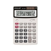 스칼라 계산기 SC-247 -PP/사무용품/전자계산기, 1개, 단품