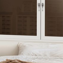 유리창 유리문 시트지 사생활보호필름 1mX2m 브라운