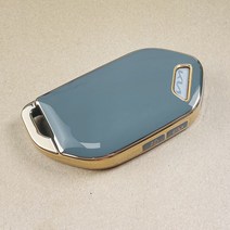 튜모 기아 EV9 더뉴모닝 더뉴쏘렌토MQ4 4버튼 6버튼 8버튼 TPU 차 키케이스 키커버 키홀더, KN-13, 골드오링-스카이그레이