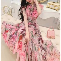 장미 프릴원피스 명품스타일 여름원피스