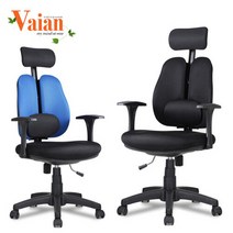 바이안 듀얼 메쉬 요추 의자 CH0102, 레드