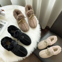 쇼프 스웨이드 부츠 방한 패션잡화 안감퍼 데일리 여성슈즈 여성신발 1WAF13E6