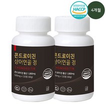 식약처인증 콘드로이친 상어 연골 뼈 관절 건강 초록입홍합 보스웰리아 추가 부모님 선물 추천, 콘드로이친 2개 (4개월)