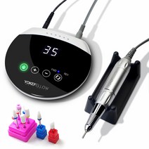 35000rpm 전기 네일 드릴 매니큐어 기계 모든 네일 젤 폴란드어 efile 네일 샌더 원래 상자 네일 아트 살롱 장비, 35000rpm-실버-n7, 유럽 ​​연합