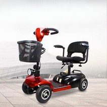 4륜 전기 스쿠터 노인 장애인 노인전동차 노인스쿠터, 12A 납산 배터리약 40마일 250W 모