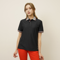 트리코타 멜란지 에리T SP367 반티 유니폼 행사티 단체복 여름 반팔 카라티 남여공용