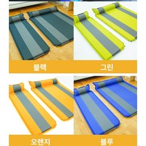 캠핑 차박매트 자충매트 차동충전 에어매트 에어스프링 상단방수원단 3중에어텍스 쿨매트 편안한캠핑, 블루