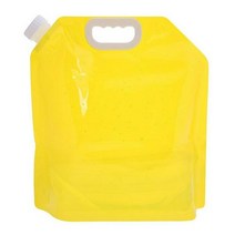 접이식 5L 식수 가방 야외 캠핑 하이킹 생존 요리 물 컨테이너 자동차 저장 탱크, 노란색