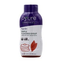 Pyure Organic Maple Flavored Syrup 퓨어 올가닉 무가당 메이플 시럽 415ml