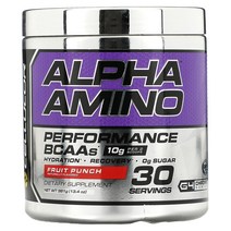 셀루코어 Cellucor Alpha Amino 알파 아미노 퍼포먼스 BCAAs 푸룻펀치 Fruit Punch 13.4oz 381g