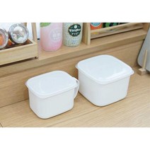 손잡이 사용편리 일본산 반찬통 밀폐용기 플라스틱밀폐용기, 대, 1개