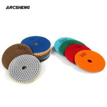 가성비 4인치 100mm 80mm 다이아몬드 습식 연마 패드 디스크 화강암 대리석 콘크리트 석재 연삭 공구, 07 1000_01 3 inch