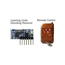 GERMA RF 433mhz 송신기 4 버튼 원격 제어 + 수신기 모듈 고정 EV1527 디코딩 4CH 출력 학습 DIY 키트 포함, Package 3
