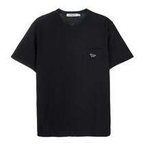 메종키츠네 [라벨루쏘] [메종 키츠네] HM00136KJ0008 BK 블루 폭스 남성 반팔 티셔츠