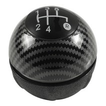 기어봉 기어시프트 500 2007 기어 시프트 노브 56 속도 Gaiter Booot Cover 케이스, 03 5 Speed Carbonfiber