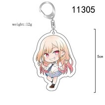 슬램덩크키링 내드레스 업 달링 키 체인 Marin Kitagawa Wakana Gojo Keyrings 아크릴 애니메이션 Sono Bis, 한개옵션1, 14 14