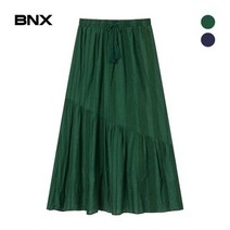 BNX 사선 플레어 스커트
