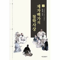 제자백가의 철학사상 2 - 송영배, 비닐커버 책표지 안함