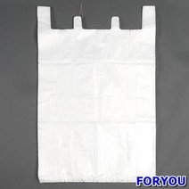 ForU489 도매시장 이불 비닐봉투 무지 시장봉지 50매 비닐 용쓰레기봉투 마트봉투, 상세페이지 참조