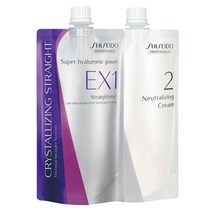 시세이도 크리스탈라이징 스트레이트 크림 매직약400g, 2제 - 크림, EX (강한곱슬모발전용), 400g, 1개