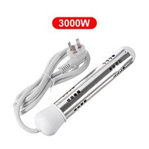 이국주온수기 미니 전기 온수기 200ml 50리터 심야 돼지꼬리 열선 히터 3000 침수 휴대용 잠수정 양동이 가정용 스테인레스 스틸 가드 물 보일러, 3000w