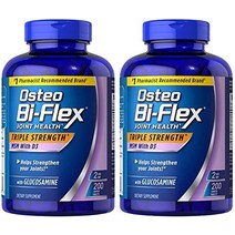 Osteo Biflex Triple Stregnth MSM 비타민 D3 200정 2팩