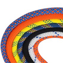 KC인증 자일 11mm 27kN M단위판매 암벽 클라이밍 등반 스태틱 로프 다용도 초강력 등산용 밧줄 rope, 오렌지