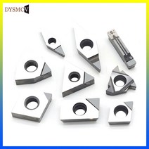 DCMT070204 CCMT DCMT SNMG VCMT APKT PCD CBN 터닝 인서트 다이아몬드 공구 CNC 선반 기계용 고경도 커팅 블레이드, 04 APKT160404_02 CBN_01 1pcs