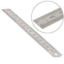 15cm 쇠자 X8개 스틸자 직자 스텐자 제도 사무용 자, 쿠팡 본상품선택