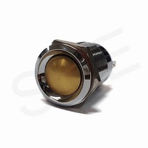 LANBOO LB12B-Q10Z 12파이 락 컬러 락버튼 푸쉬락 메탈 방수스위치 IP65, 2색