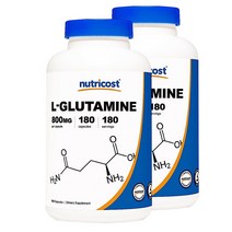 264109 뉴트리코스트 L-글루타민 L-Glutamine 180캡슐 2개
