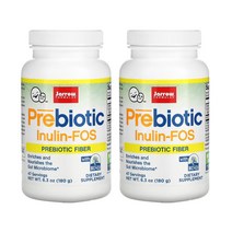 Jarrow Formulas 유산균 프리바이오틱 이눌린 FOS 파우더 180g x2병 Prebiotic Inulin FOS Powder, 2개