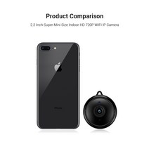 베이비모니터Escam V380 미니 와이파이 IP 카메라 HD 1080P 무선 실내 Nightvision 양방향 오디오 모션 감, 03 ADD 64G TF CARD_03 AU 플러그