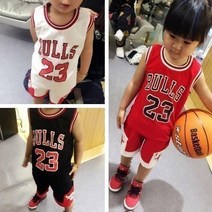 아동 어린이 조던 농구복 농구 유니폼 여름 세트