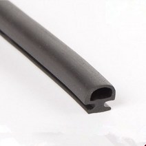 냉장고 고무패킹 알루미늄 도어 윈도우 EPDM 실링 스트립 슬라이딩 스크린 새시 씰 개스킷 5mm x 7mm 8mm 6mm 10m 검정색, Black_6mm | 10m